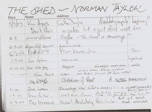 Comments from the Exhibition Visitor Book Comments from the Exhibition Visitor Book